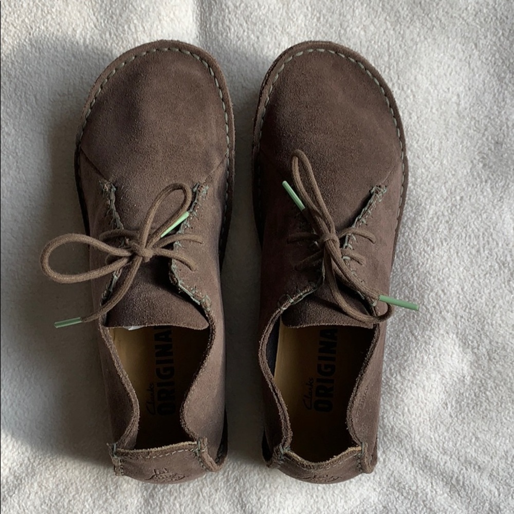 Clarks Originals women’s suede shoes (Janey Mae)
